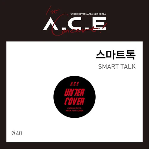 A.C.E UNDERCOVER SMART TALK OFFICIAL MERCH 2 A.C.E UNDERCOVER SMART TALK OFFICIAL MERCH