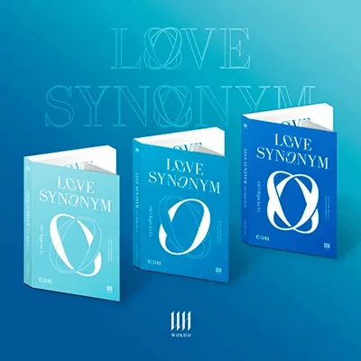 WONHO LOVE SYNONYM 2 RIGHT FOR US 1ST MINI ALBUM PT 2 | 3 ALBUMS SET 3 WONHO LOVE SYNONYM 2 RIGHT FOR US 1ST MINI ALBUM PT 2 | 3 ALBUMS SET
