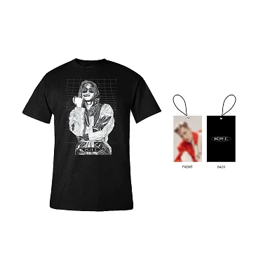 EXO KAI BLACK SHORT SLEEVE TSHIRT 7 EXO KAI BLACK SHORT SLEEVE TSHIRT