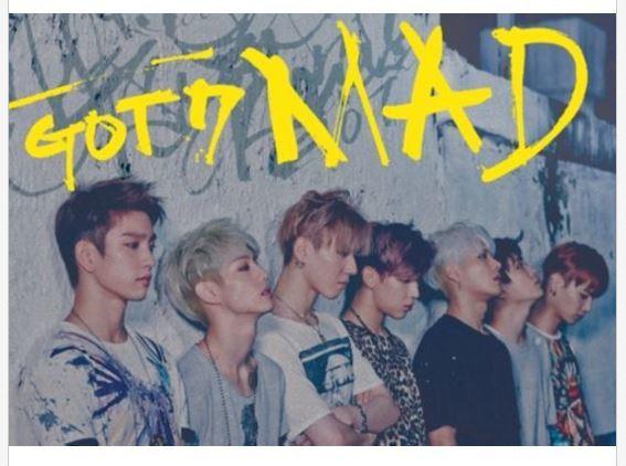 GOT7 MAD MINI ALBUM HORIZONTAL VERSION 1 GOT7 MAD MINI ALBUM HORIZONTAL VERSION
