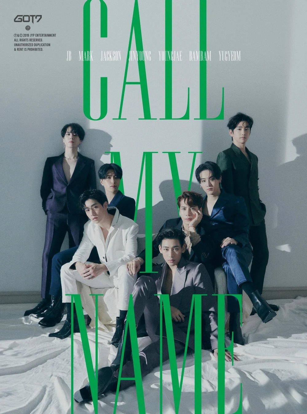 GOT7 CALL MY NAME MINI ALBUM / $2 ADD ON PER POSTER