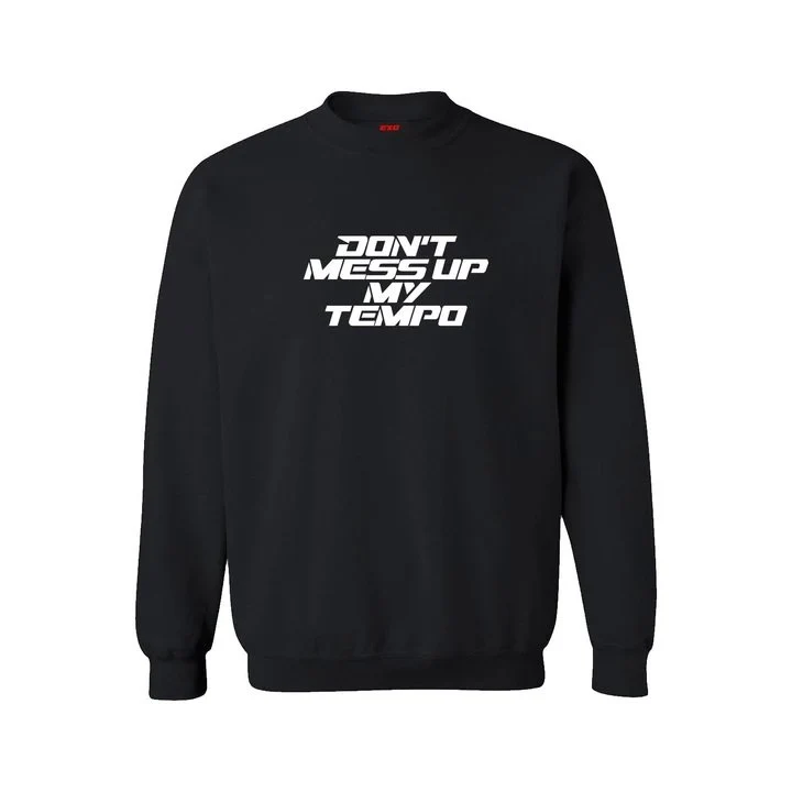 EXO OFFICIAL DON'T MESS UP MY TEMPO BLACK SWEATER