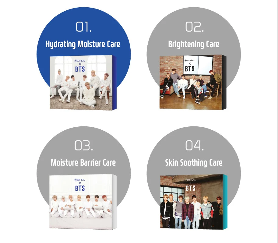 MEDIHEAL X BTS MASK PACK SET 2 MEDIHEAL X BTS MASK PACK SET