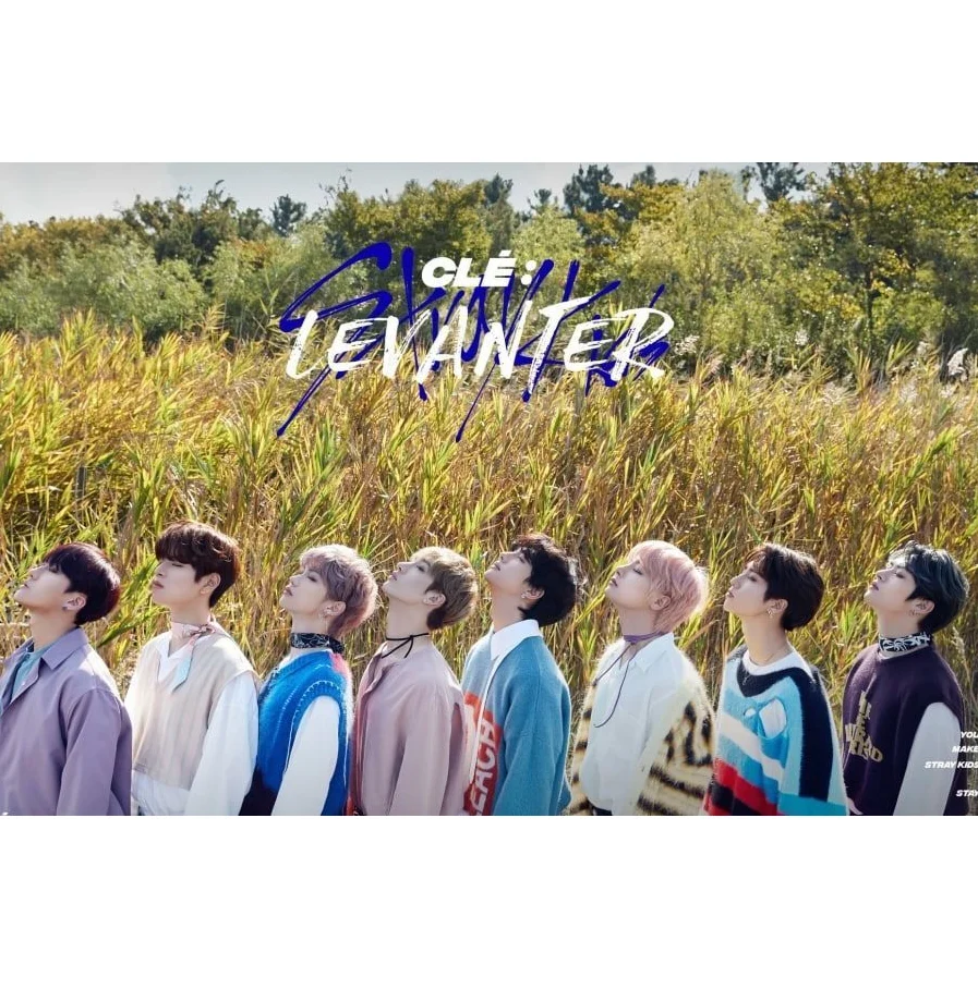 STRAY KIDS  CLE LEVANTER OFFICIAL POSTER (3 POSTERS SET)