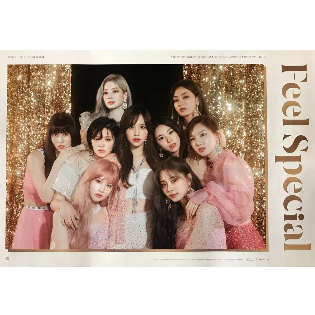 TWICE FEEL SPECIAL 8TH MINI ALBUM OFFICIAL POSTER (VER A) 3 TWICE FEEL SPECIAL 8TH MINI ALBUM OFFICIAL POSTER (VER A)