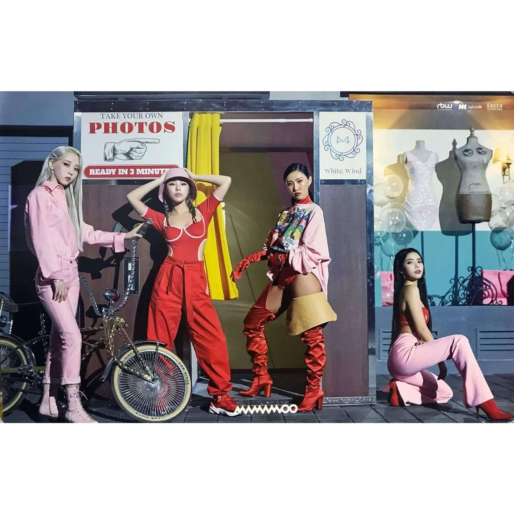 MAMAMOO WHITE WIND OFFICIAL POSTER (VER 2)