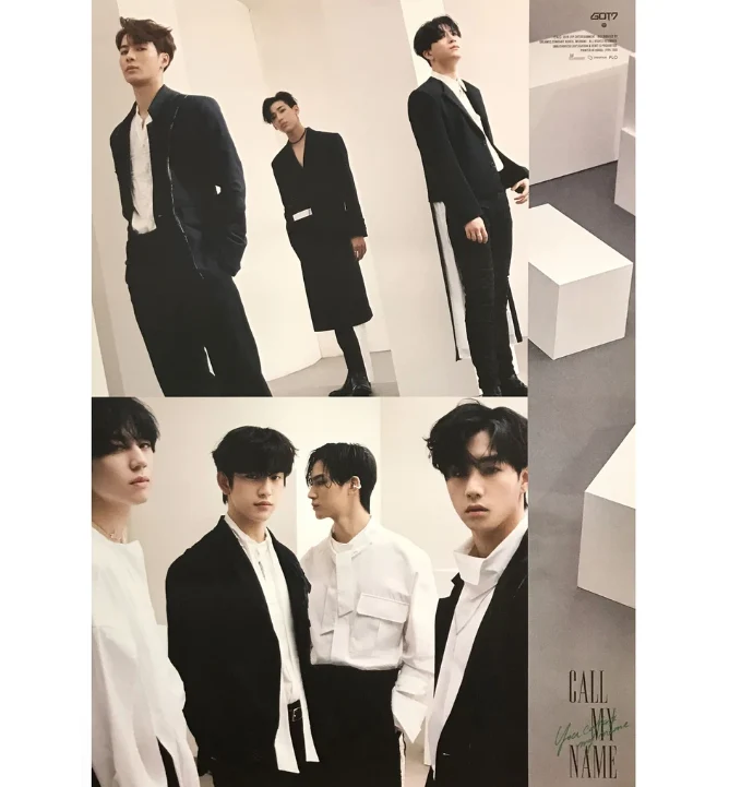 GOT7 CALL MY NAME MINI ALBUM OFFICIAL POSTER (VER A) 1 GOT7 CALL MY NAME MINI ALBUM OFFICIAL POSTER (VER A)