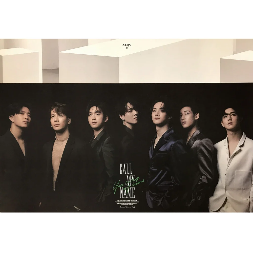 GOT7 CALL MY NAME MINI ALBUM OFFICIAL POSTER (VER B) 2 GOT7 CALL MY NAME MINI ALBUM OFFICIAL POSTER (VER B)