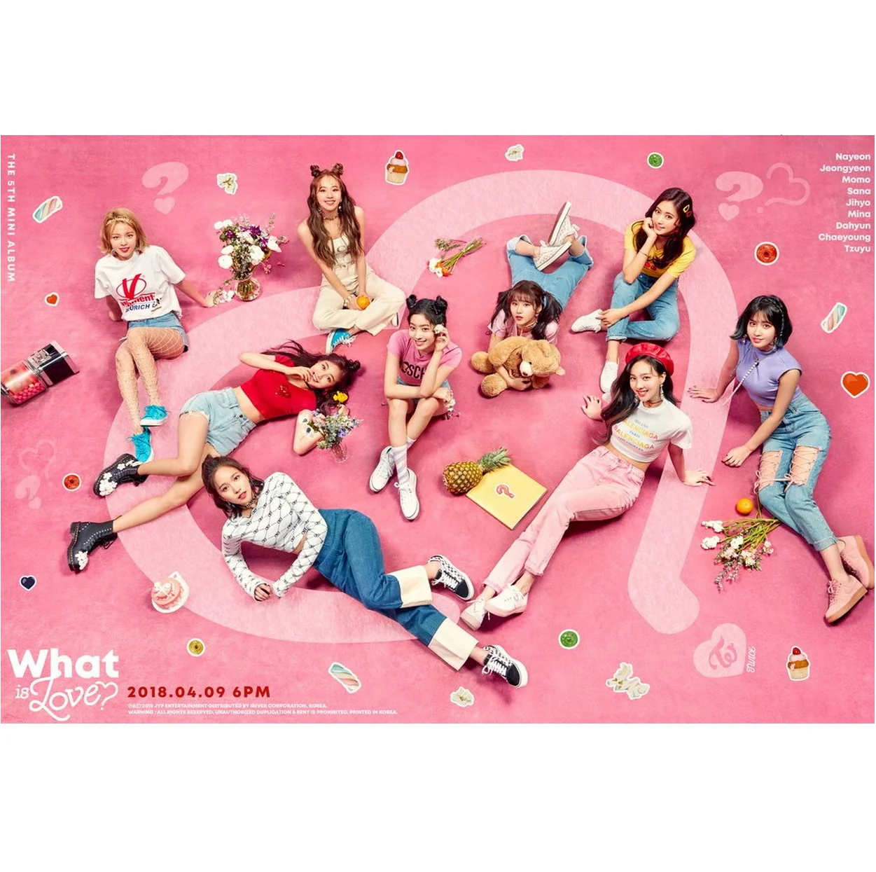 TWICE  WHAT IS LOVE  5TH MINI ALBUM OFFICIAL POSTER (A VER)