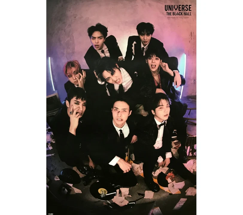 PENTAGON UNIVERSE THE BLACK HALL 1ST ALBUM OFFICIAL POSTER (DOWNSIDE VER) 1 PENTAGON UNIVERSE THE BLACK HALL 1ST ALBUM OFFICIAL POSTER (DOWNSIDE VER)