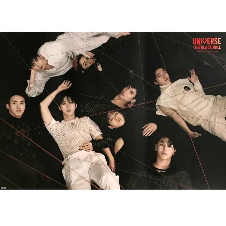 PENTAGON UNIVERSE THE BLACK HALL 1ST ALBUM OFFICIAL POSTER (UPSIDE VER) 2 PENTAGON UNIVERSE THE BLACK HALL 1ST ALBUM OFFICIAL POSTER (UPSIDE VER)