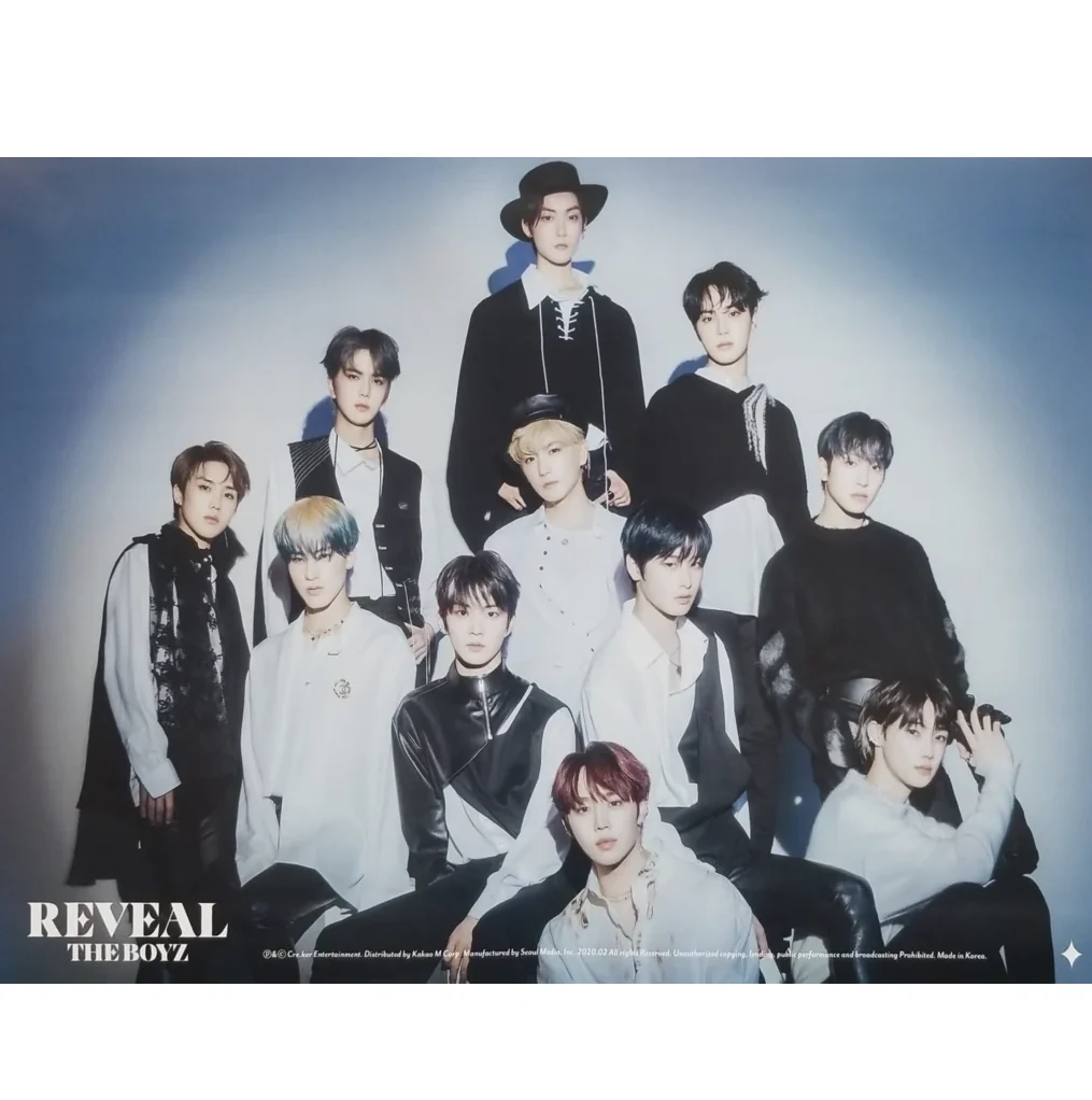 THE BOYZ  REVEAL 1ST ALBUM OFFICIAL POSTER (MOON VER)