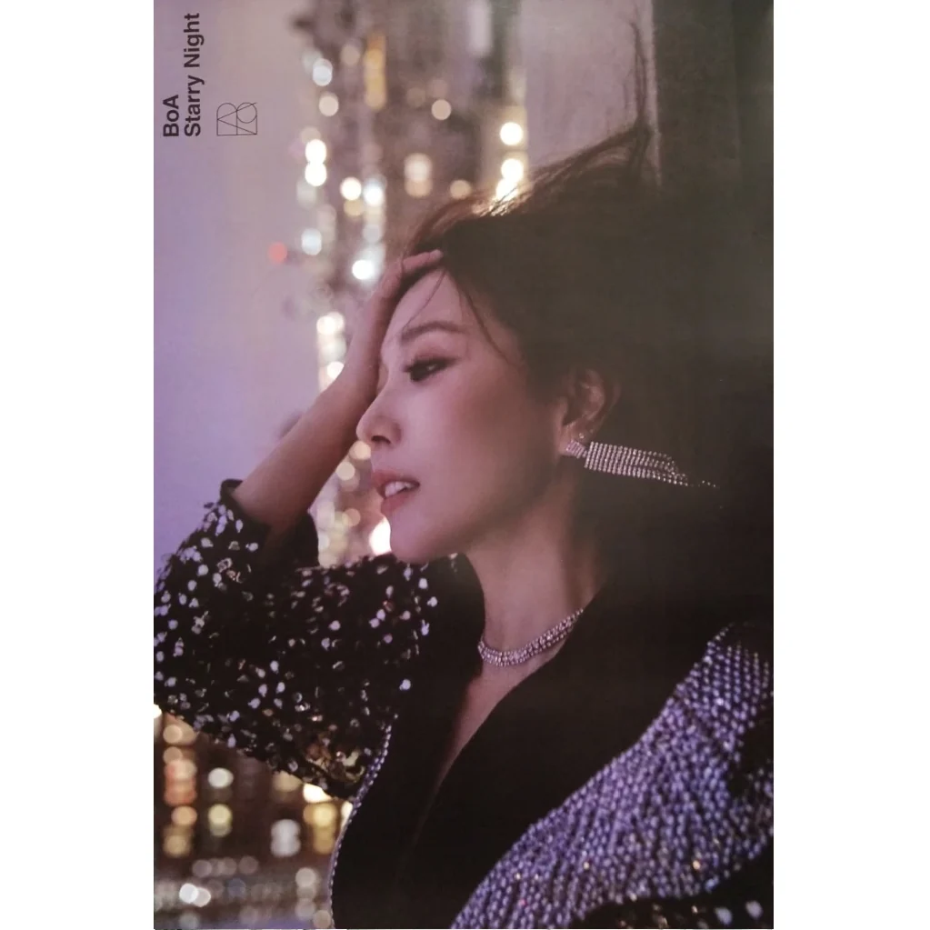 BOA&nbsp; STARRY NIGHT&nbsp; 2ND MINI ALBUM&nbsp;OFFICIAL POSTER