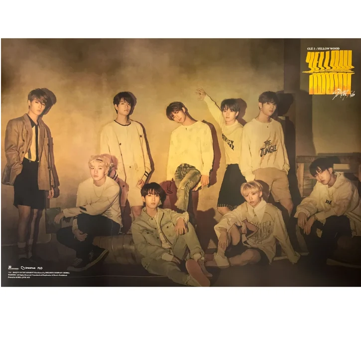 STRAY KIDS CLE 2 YELLOW WOOD REGULAR VERSION OFFICIAL POSTERS (3 POSTER SET) 2 STRAY KIDS CLE 2 YELLOW WOOD REGULAR VERSION OFFICIAL POSTERS (3 POSTER SET)