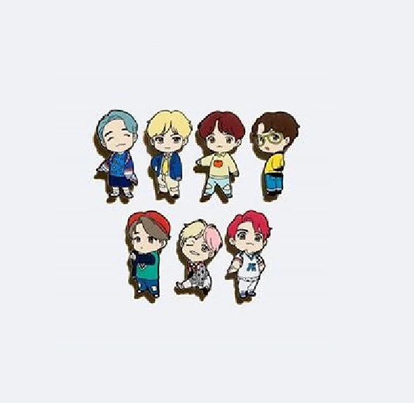 BTS POP UP HOUSE OF BTS OFFICIAL CHARACTER METAL BADGE 2 BTS POP UP HOUSE OF BTS OFFICIAL CHARACTER METAL BADGE