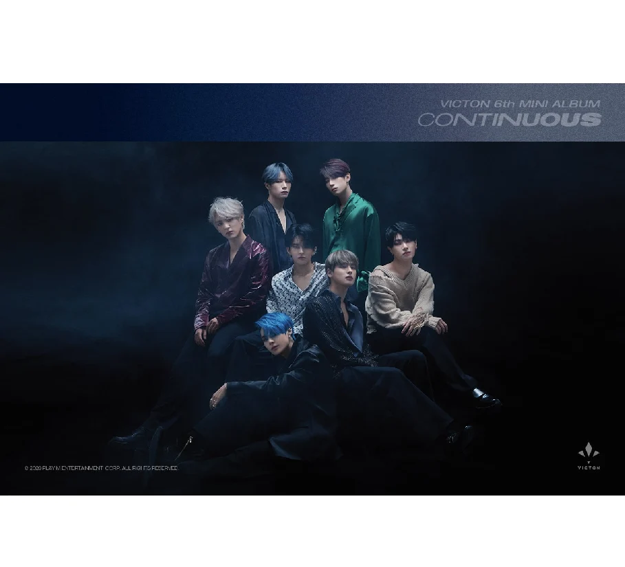 VICTON CONTINUOUS 6TH MINI ALBUM OFFICIAL POSTER (BLUE VER) 1 VICTON CONTINUOUS 6TH MINI ALBUM OFFICIAL POSTER (BLUE VER)
