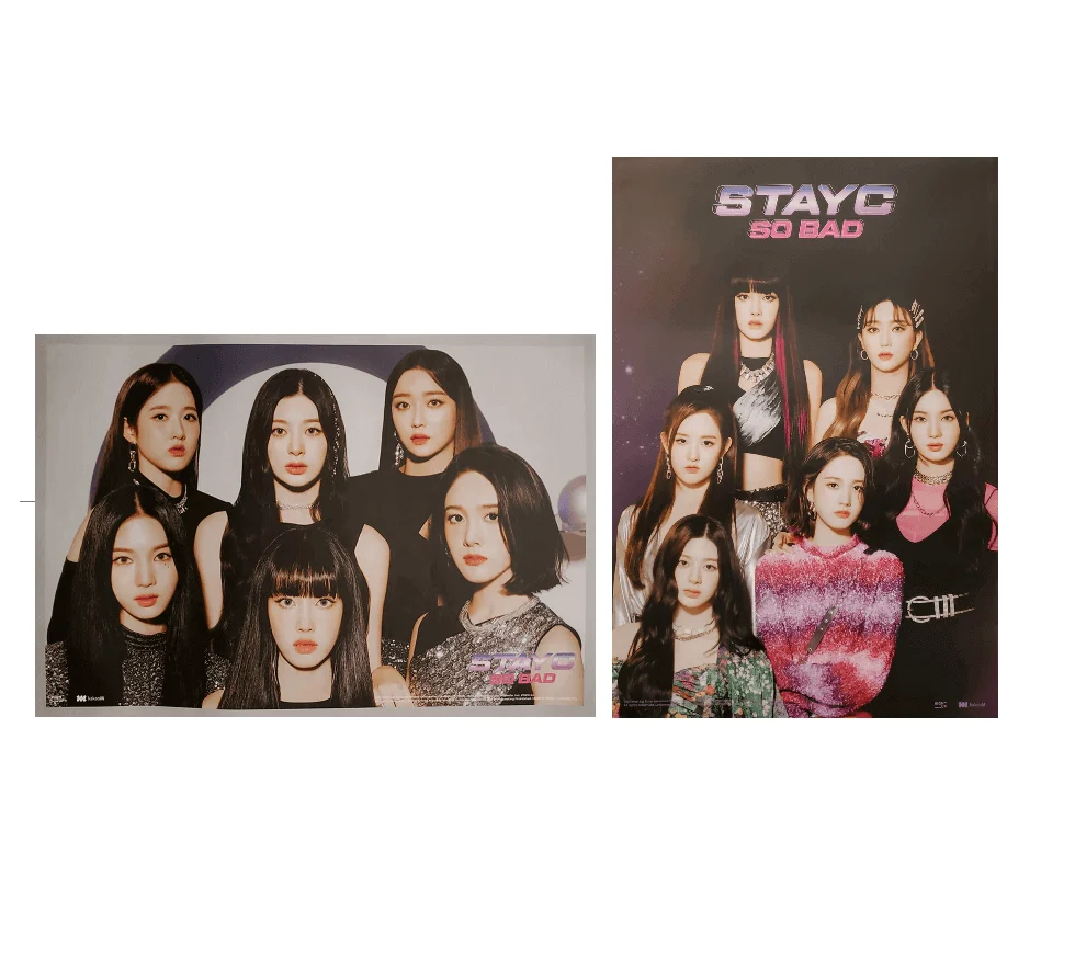 STAYC 1ST SINGLE ALBUM STAR TO A YOUNG CULTURE OFFICIAL POSTER (2 POSTERS SET) 1 STAYC 1ST SINGLE ALBUM STAR TO A YOUNG CULTURE OFFICIAL POSTER (2 POSTERS SET)