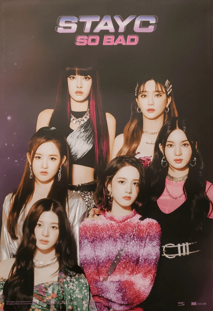STAYC 1ST SINGLE ALBUM STAR TO A YOUNG CULTURE OFFICIAL POSTER (2 POSTERS SET) 3 STAYC 1ST SINGLE ALBUM STAR TO A YOUNG CULTURE OFFICIAL POSTER (2 POSTERS SET)
