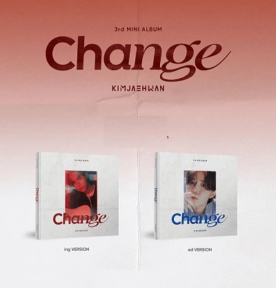 KIM JAE HWAN CHANGE 3RD MINI ALBUM | 2 ALBUMS SET 2 KIM JAE HWAN CHANGE 3RD MINI ALBUM | 2 ALBUMS SET
