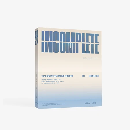 SEVENTEEN 2021 ONLINE CONCERT INCOMPLETE BLURAY