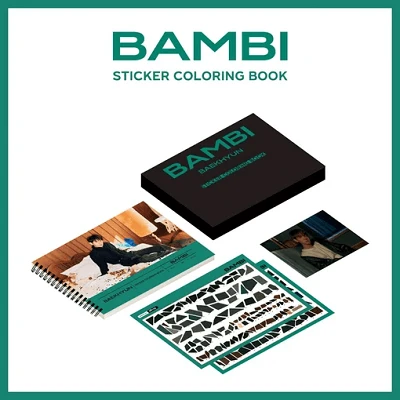 BAEKHYUN BAMBI STICKER COLORING BOOK 6 BAEKHYUN BAMBI STICKER COLORING BOOK
