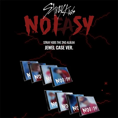 STRAY KIDS NOEASY 2ND ALBUM JEWEL CASE VERSION |  8 ALBUMS SET