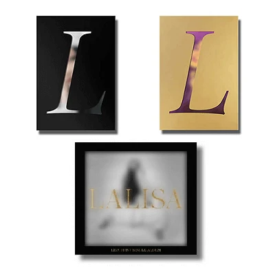 BLACKPINK LISA LALISA 1ST SINGLE ALBUM BLACK, GOLD, & KIT VERSION | 3 ALBUM SET 1 BLACKPINK LISA LALISA 1ST SINGLE ALBUM BLACK, GOLD, & KIT VERSION | 3 ALBUM SET