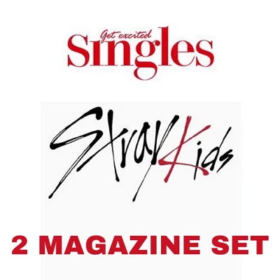STRAY KIDS SINGLES 2021 MAGAZINE | 2 MAGAZINE SET 1 STRAY KIDS SINGLES 2021 MAGAZINE | 2 MAGAZINE SET