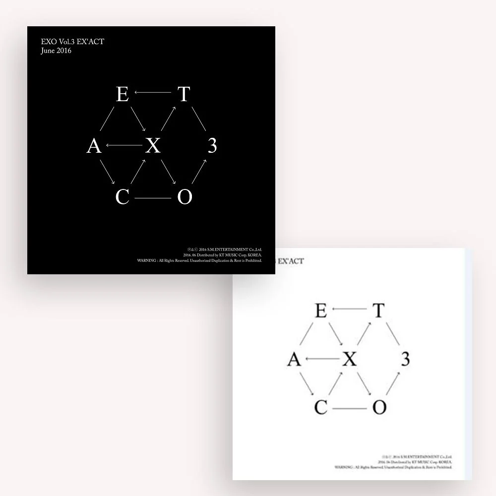 EXO 3RD ALBUM EX'ACT CHINESE VERSION (RANDOM VERSION)