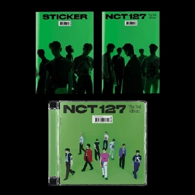 NCT 127 STICKER 3RD ALBUM STICKY (RANDOM VERSION) & JEWEL CASE VERSION | US VER | 3 ALBUMS SET 8 NCT 127 STICKER 3RD ALBUM STICKY (RANDOM VERSION) & JEWEL CASE VERSION | US VER | 3 ALBUMS SET