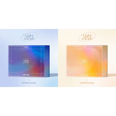 LIGHTSUM LIGHT A WISH 2ND SINGLE ALBUM | 2 ALBUMS SET
