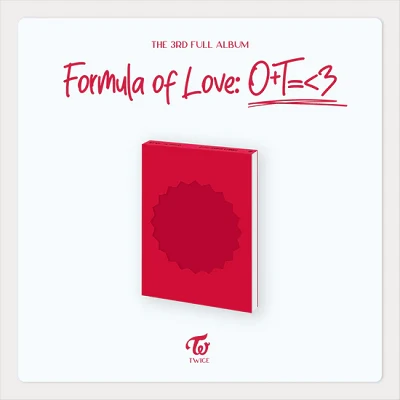 TWICE FORMULA OF LOVE: O+T=<3 3RD FULL ALBUM | INCLUDES 1 RANDOM TWICE PHOTOCARD PER ALBUM 1 TWICE FORMULA OF LOVE: O+T=<3 3RD FULL ALBUM | INCLUDES 1 RANDOM TWICE PHOTOCARD PER ALBUM