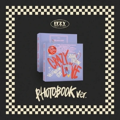 ITZY CRAZY IN LOVE 1ST ALBUM SPECIAL EDITION PHOTO BOOK VER (LIMITED FIRST PRINT ONLY)