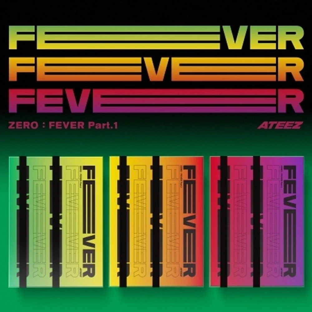 ATEEZ ZERO FEVER PART 1 ALBUM | 3 ALBUM SET 7 ATEEZ ZERO FEVER PART 1 ALBUM | 3 ALBUM SET