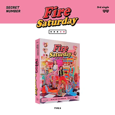 SECRET NUMBER FIRE SATURDAY 3RD SINGLE ALBUM LIMITED EDITION 1 SECRET NUMBER FIRE SATURDAY 3RD SINGLE ALBUM LIMITED EDITION