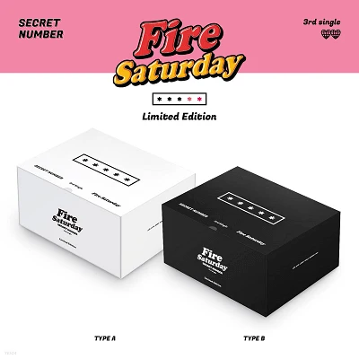 SECRET NUMBER FIRE SATURDAY 3RD SINGLE ALBUM LIMITED EDITION 2 SECRET NUMBER FIRE SATURDAY 3RD SINGLE ALBUM LIMITED EDITION