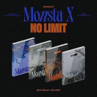 MONSTA X NO LIMIT 10TH MINI ALBUM | 4 ALBUMS SET 1 MONSTA X NO LIMIT 10TH MINI ALBUM | 4 ALBUMS SET