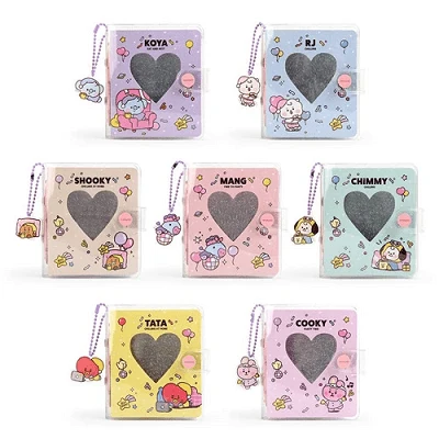 BT21 PARTY BINDER PHOTO COLLECT BOOK + ACRYLIC KEY RING