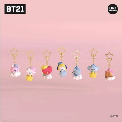 BT21 OFFICIAL BABY FIGURE KEY RING | JAPAN LIMITED EDITION