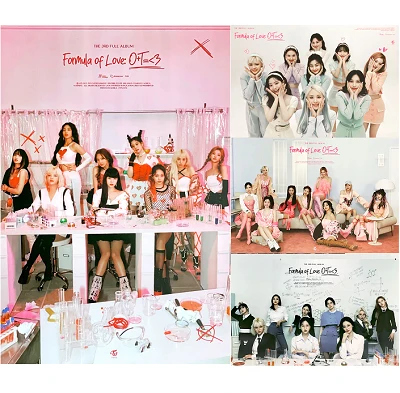 TWICE FORMULA OF LOVE: O+T=<3 3RD FULL ALBUM POSTER SET | 4 POSTER SET 1 TWICE FORMULA OF LOVE: O+T=<3 3RD FULL ALBUM POSTER SET | 4 POSTER SET