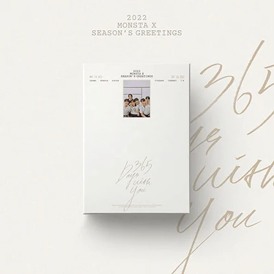 MONSTA X 2022 SEASON'S GREETINGS | DESK CALENDAR PACKAGE