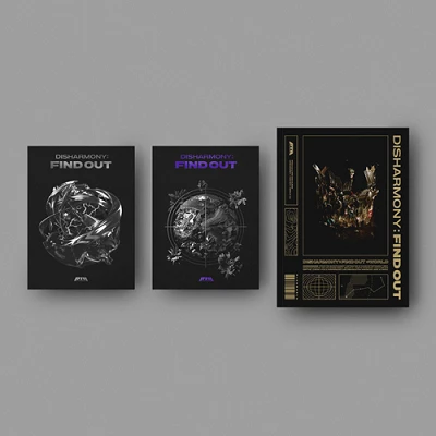 P1HARMONY DISHARMONY: FIND OUT 3RD MINI ALBUM - 3 ALBUMS SET   |  INCLUDES 1 RANDOM P1HARMONY PHOTOCARD PER ALBUM