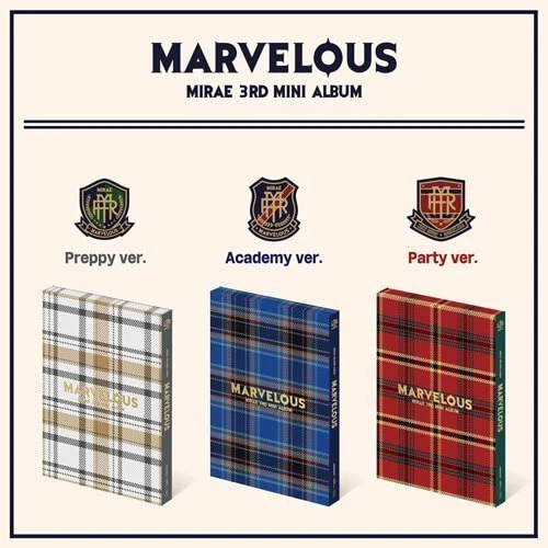 MIRAE MARVELOUS 3RD MINI ALBUM | 3 ALBUMS SET 6 MIRAE MARVELOUS 3RD MINI ALBUM | 3 ALBUMS SET