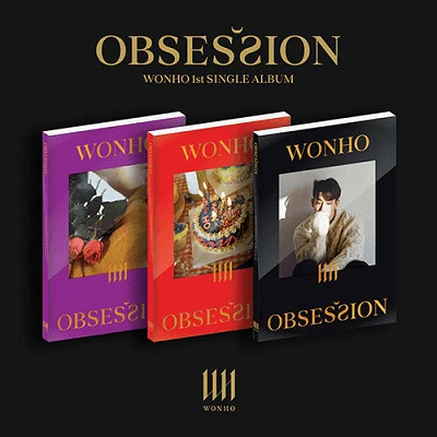WONHO OBSESSION 1ST SINGLE | 3 ALBUMS SET 1 WONHO OBSESSION 1ST SINGLE | 3 ALBUMS SET