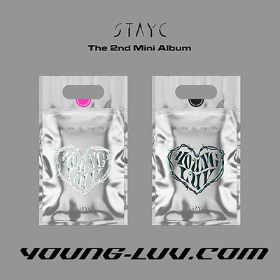 STAYC 2ND MINI ALBUM: YOUNG-LUV.COM - 2 ALBUMS SET