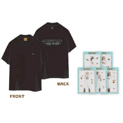 ITZY OFFICIAL ADVENTURES OF ITZY: MIDZY MASTER SHORT SLEEVED TSHIRT W/ RANDOM A4 POSTER OUT OF 5 1 ITZY OFFICIAL ADVENTURES OF ITZY: MIDZY MASTER SHORT SLEEVED TSHIRT W/ RANDOM A4 POSTER OUT OF 5