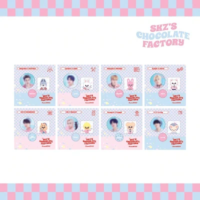 STRAY KIDS SKZOO 2ND #LOVESTAY SKZ CHOCOLATE FACTORY PIN BUTTON SET