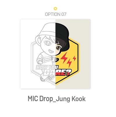 BTS TINYTAN MIC DROP CHARACTER DIY PAINTING SET 3 BTS TINYTAN MIC DROP CHARACTER DIY PAINTING SET