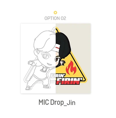 BTS TINYTAN MIC DROP CHARACTER DIY PAINTING SET 6 BTS TINYTAN MIC DROP CHARACTER DIY PAINTING SET