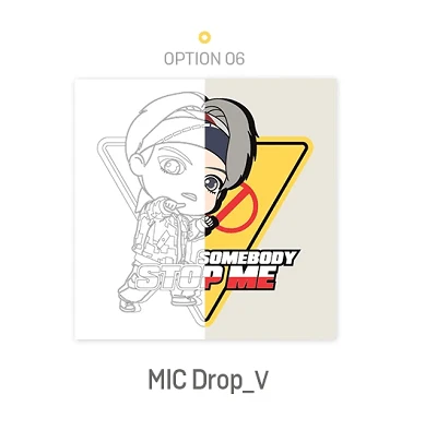BTS TINYTAN MIC DROP CHARACTER DIY PAINTING SET 8 BTS TINYTAN MIC DROP CHARACTER DIY PAINTING SET